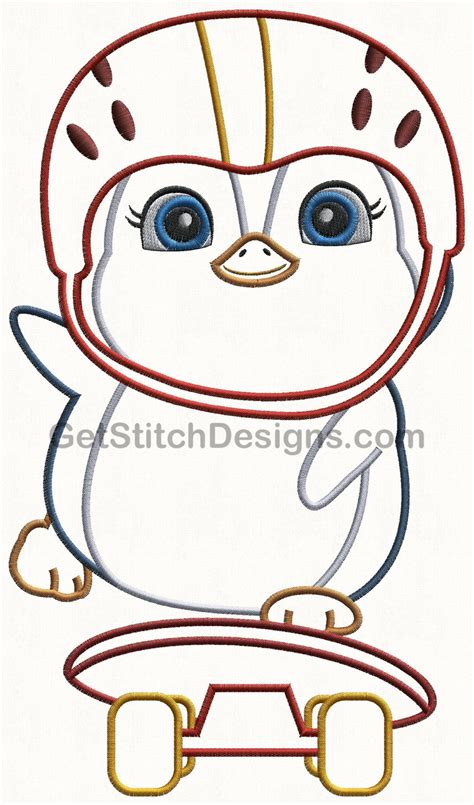 GSD-Penguin-18-A – Get Stitch Designs