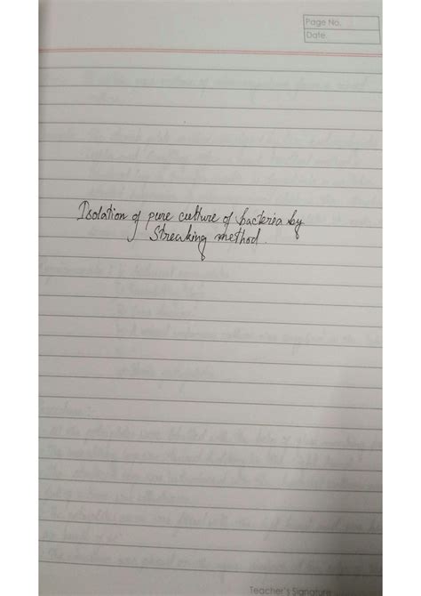 SOLUTION: Microbiology streaking method - Studypool