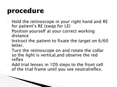 Image result for Retinoscopy Tutorial