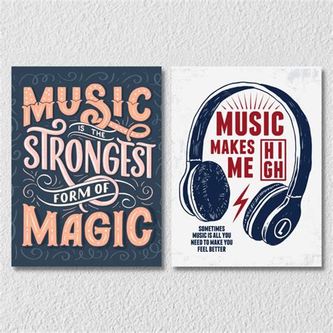 Music Quote And Headphone Wall Art, Set Of 2 – Myindianthings