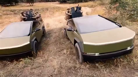 Russian Forces Weaponize Tesla Cybertrucks With Machine Guns