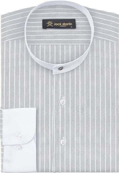 Jack Martin - Oxford Stripe Slim Fit Band Collar India | Ubuy