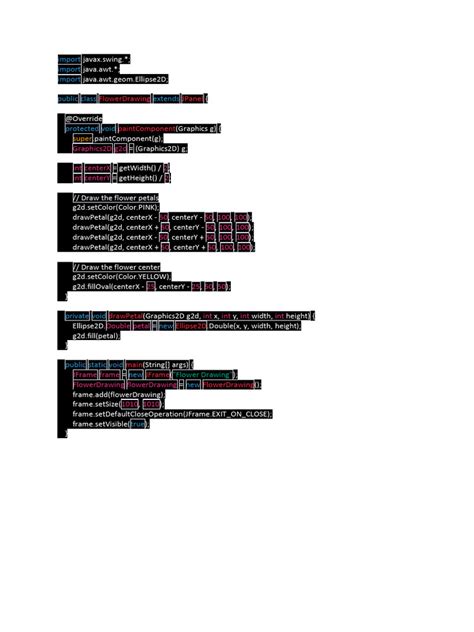 Image result for Write Java Code to Print a Beautiful Flower