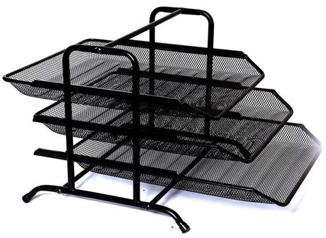 4square Multipurpose Metal Mesh Desk Organiser Stand Files, Document ...