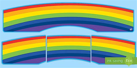 👉 Shaped Rainbow Banner - Editable and Printable | Twinkl