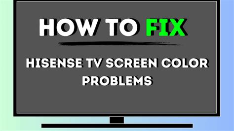 Image result for TV Screen Color Problem