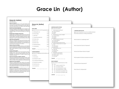 Grace Lin (Author) | Made By Teachers