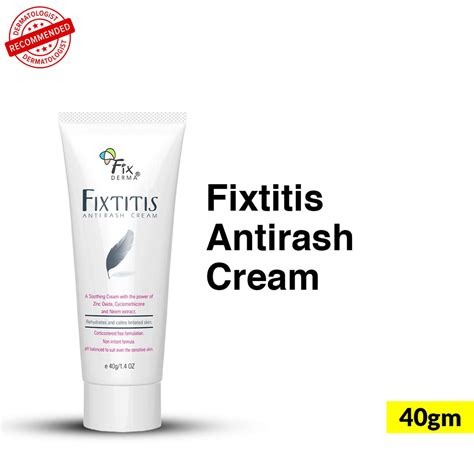 Buy FIXDERMA 15% ZINC OXIDE FIXTITIS ANTI RASH CREA,| DIAPER RASH CREAM ...