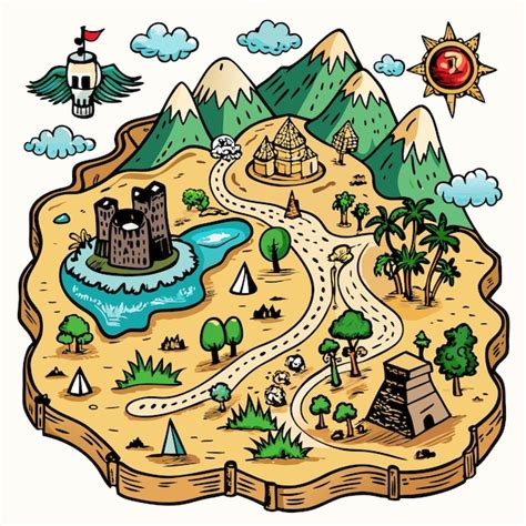 Adventure Map Cartoon 的图像结果