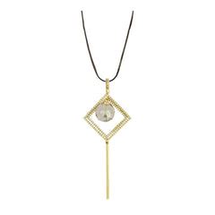Hanging Cz Crystal Gold Western Party Sweater Long Chain Necklace – ZIVOM