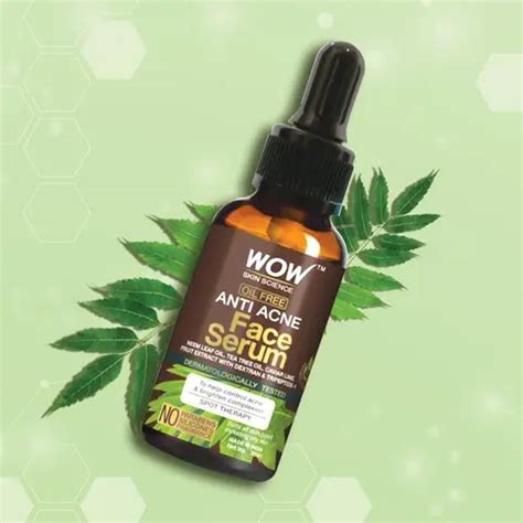 WOW Anti‑Acne Face Serum – Neem Tea Tree - 30 ml | Buy Wow