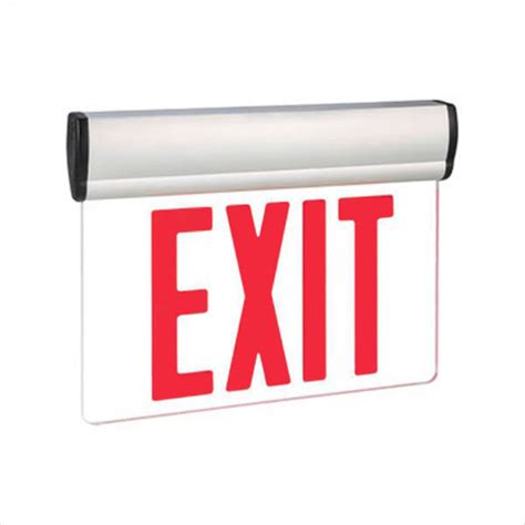Image result for Glass Red LED Exit Sign
