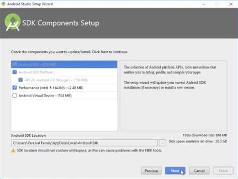 Image result for Image of Android Studio Setup