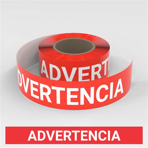Advertencia (Spanish) - Smart Stripe Inline Printed Floor Tape ...