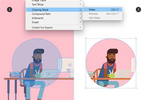 Image result for Illustrator Using Clipping Masks