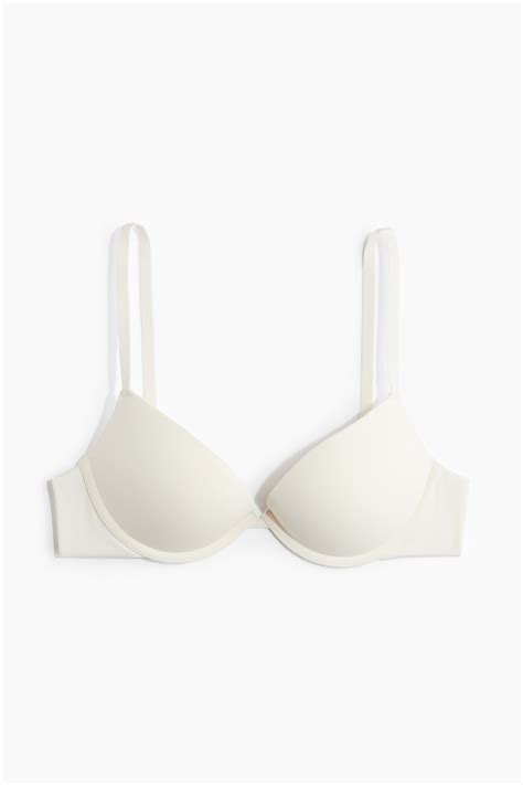 Microfiber Super Push-up Bra - Cream - Ladies | H&M US