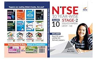 Buy NTSE 10 Year-wise Class 10 Stage 2 Solved Papers (2010 - 19) Book ...