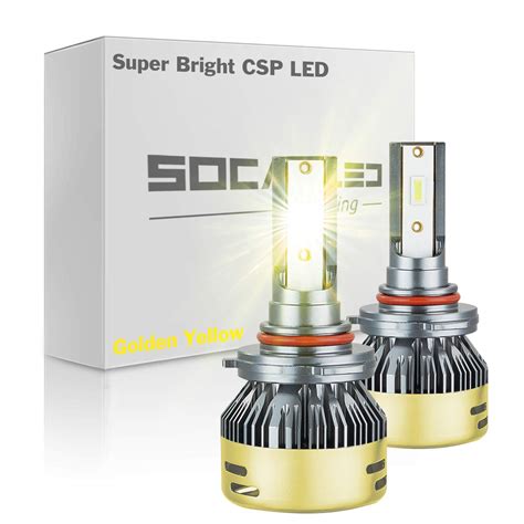 Buy SOCAL-LED 2x H10 9005 9145 LED DRL Fog Light Bulb Conversion Kit ...