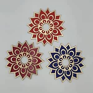 Buy Ciana Mandala Design Rangoli for Diwali Decoration - Set of 3 Piece ...