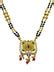 American Diamond Mangalsutra Multi Stone Flower Design – Digital Dress Room