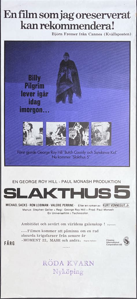 Nostalgipalatset - SLAUGHTERHOUSE-FIVE (1972)