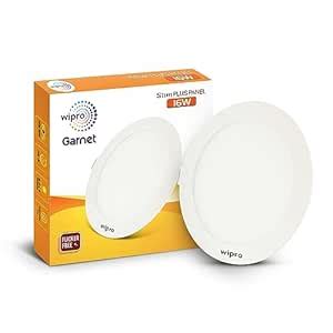 wipro Garnet 16W Round LED Slim Plus Panel | Warmwhite Light(2700K ...