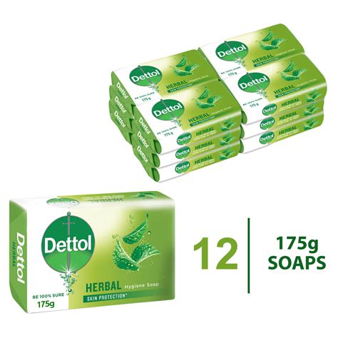 Dettol 12x175g, Hygiene Soap, Hand & Body, Herbal | Shop Today. Get it ...