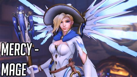 Mercy "Mage" Skin Showcase - Overwatch 2 - YouTube