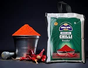 Double Hathi Green Label Chilli Powder 5Kg - Lal Mirch Powder for Rich ...