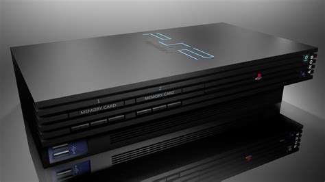 HD PlayStation 2 Classic Console – Retro Gaming Wallpaper