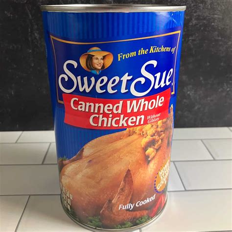 Canned Whole Chicken (Sweet Sue Can of Whole Chicken Review)