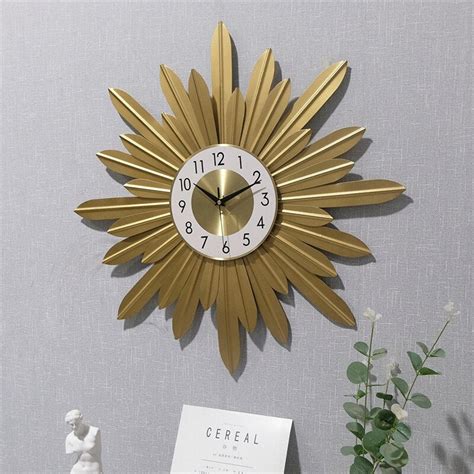 Impressive Nordic Feather Wall Clock
