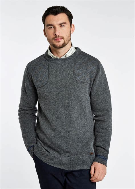 Clarinbridge Men's Crew Neck Sweater - Carbon