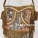 Buy Boho Bag, Leather Fringe Banjara Handbag, Vintage Embroidered ...