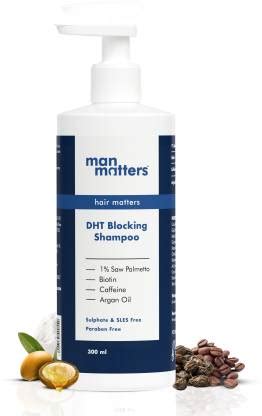 Man Matters DHT Blocker Anti Hair Fall Shampoo | Biotin, Caffeine ...