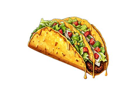 Taco Clipart Graphic by Forhadx5 · Creative Fabrica