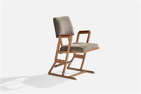 Frank Lloyd Wright, Armchair, Metal, Wood, Fabric, USA, 1955 For Sale ...
