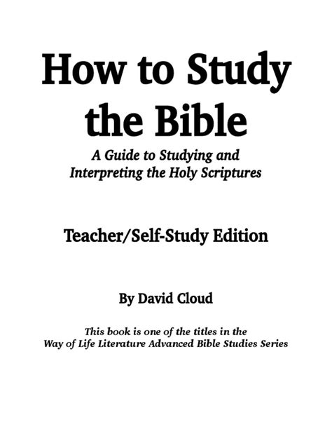 Image result for How to Study Scriptures Passion PDF