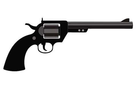 Ruger Blackhawk sur fond blanc | Vecteur Premium généré à base d’IA