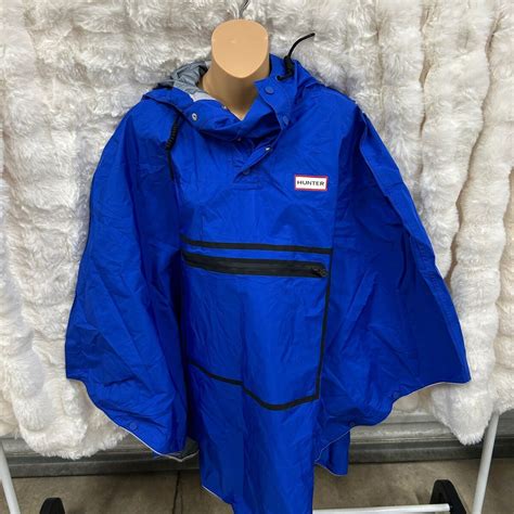 Womens Rain Poncho Waterproof And Windproof Cape Coat, Green Or Black