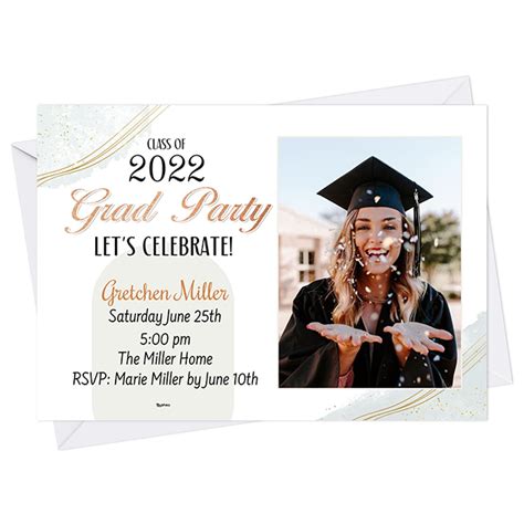 Graduation Invitation Card Design 的图像结果