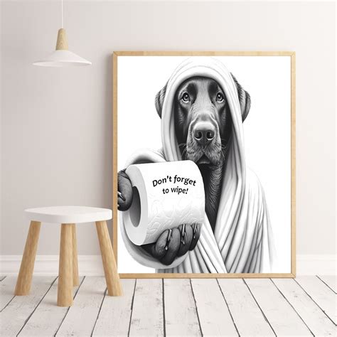 Funny Bathroom Wall Art Funky Bathroom Art Funny Printable Bathroom ...