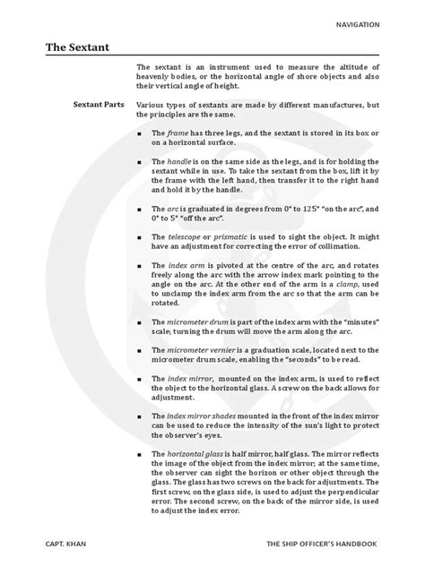 Image result for Sextant User Guide