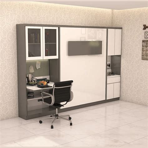 Optima – Wallbed with Study Table & Loft Storage Space