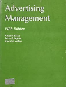 ADVERTISING MANAGEMENT (Old Book): Buy ADVERTISING MANAGEMENT (Old Book ...