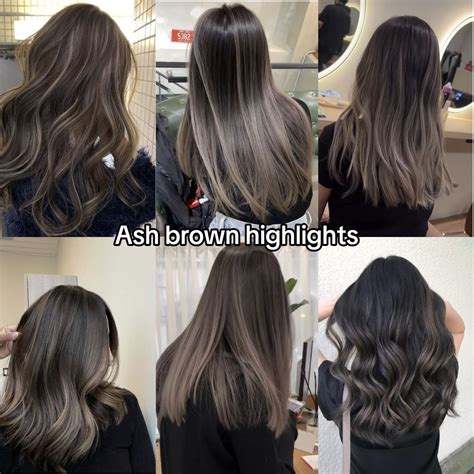Ash Brown Highlights | Haarfrisuren, Haare balayage, Frisuren