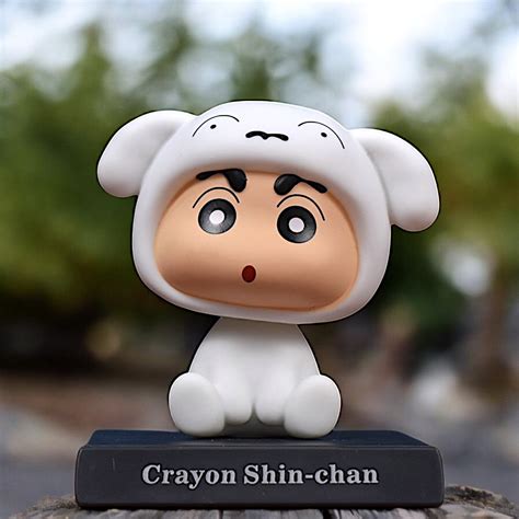SHIN-CHAN SHIRO DOG DRESS BOBBLEHEAD/MOBILE HOLDER STAND – Masi Originals