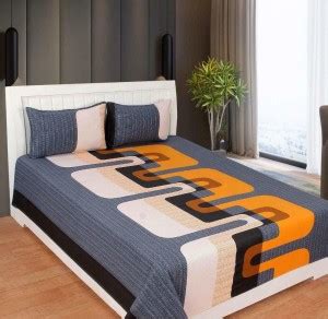 RAJA INDIA MART 250 TC Cotton Double Printed Flat Bedsheet - Buy RAJA ...