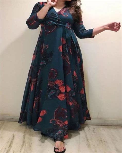Fashion2wear Women Gown Blue Maxi/Full Length Dress - Buy Fashion2wear ...
