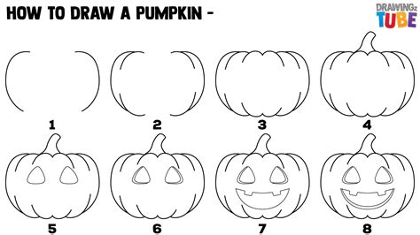 Pumpkin Easy Drawing Halloween